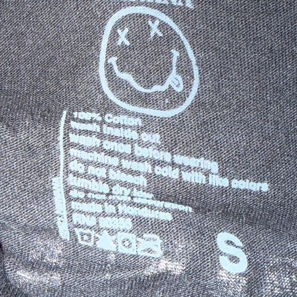 Nirvana Graphic Tee Unplugged In New York Unisex Sz S Short Sleeve 2 Side Grunge - Picture 5 of 5